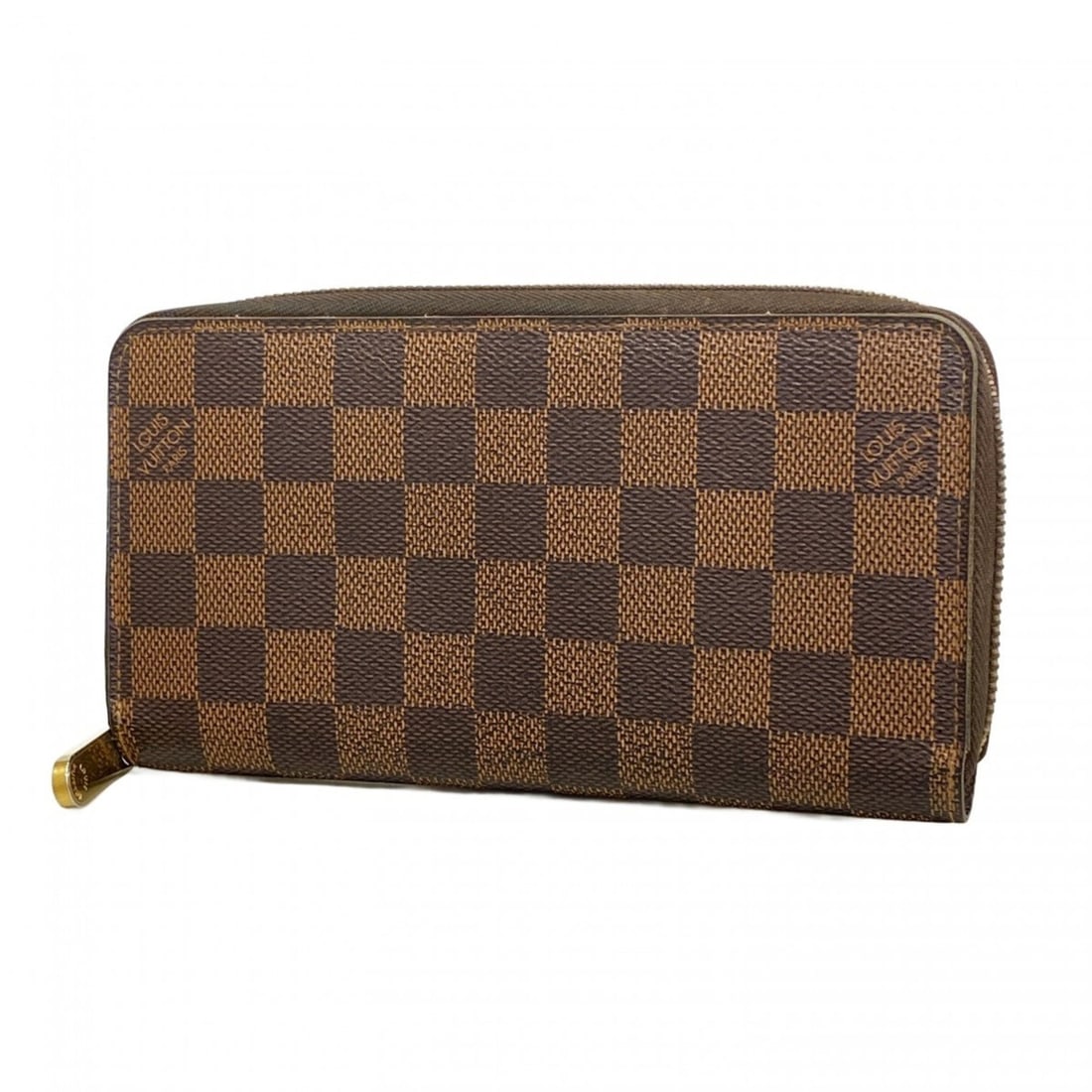 Louis Vuitton Damier Zippy Wallet N60015 Ebene Long for Men and Women (1 of 13)
