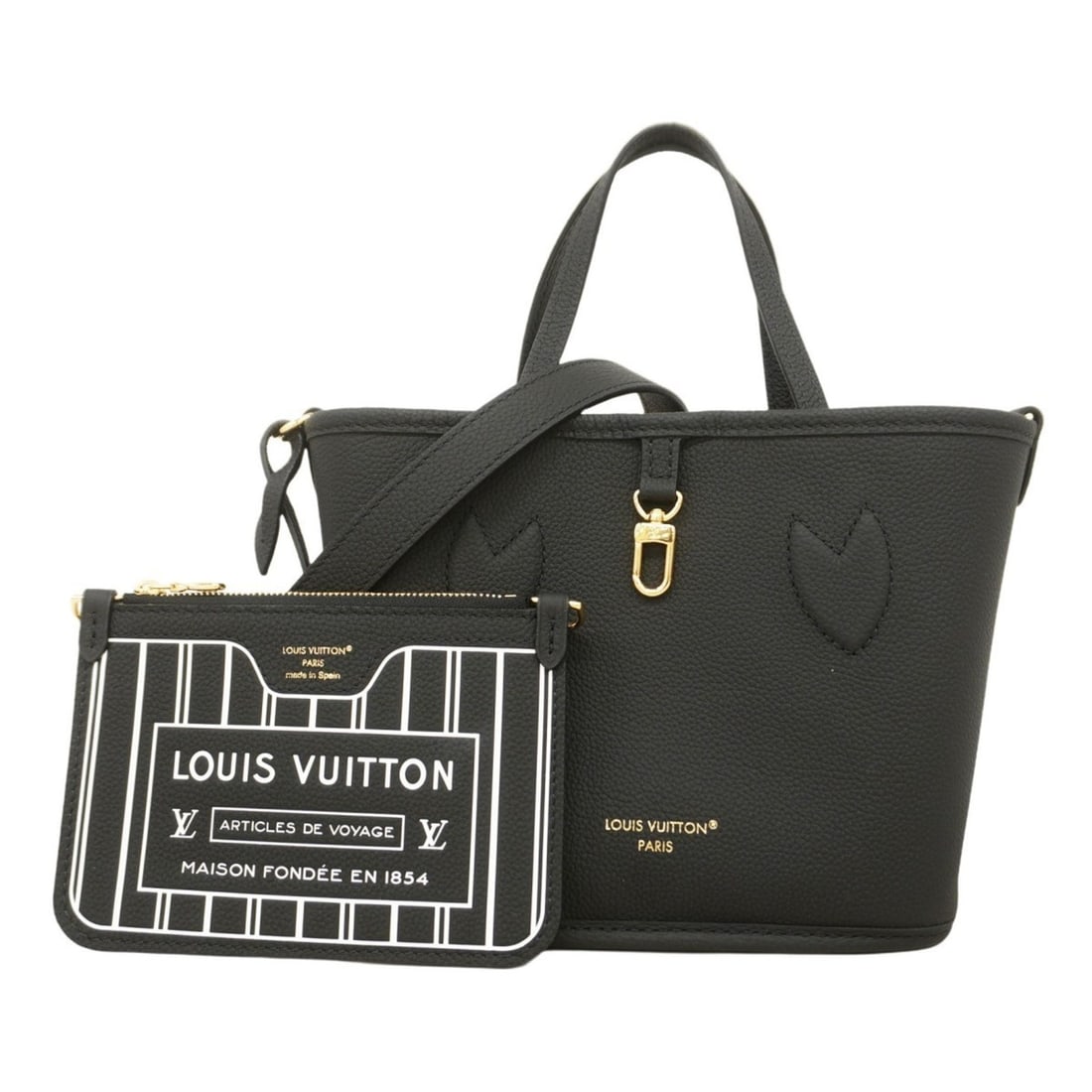 Louis Vuitton Monogram Neverfull Inside Out BB Tote Bag M12099 Brown/Black Reversible 2-Way for: --- Catalog ---Category: SizeSize (HxWxD): 17cm x 20cm x 11cm / 6.69'' x 7.87'' x 4.33''Category: DesignType: Tote bagColor: Black, BrownGender: WomenCategory: GeneralMPN: M12099Brand: Louis Vuitton--