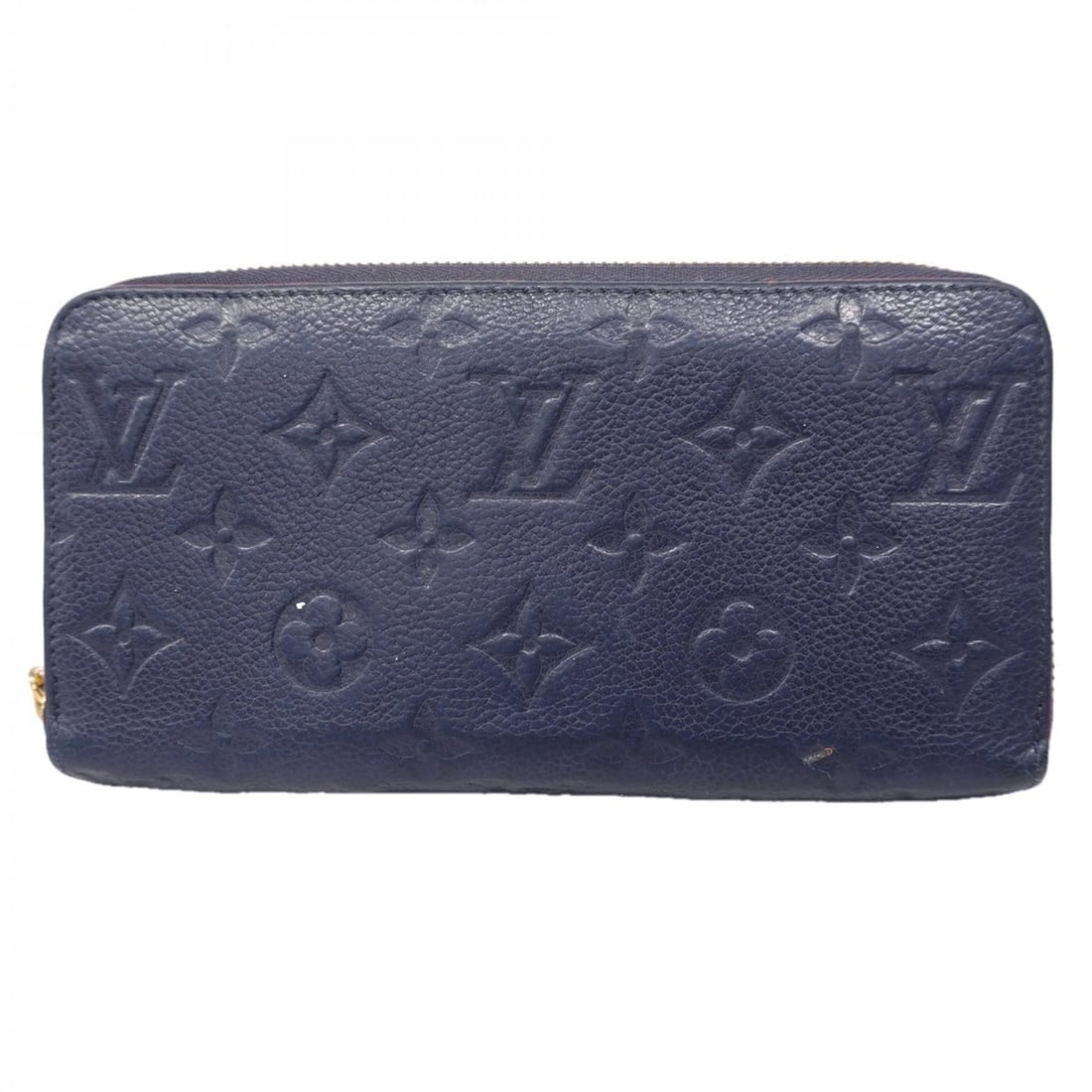 Louis Vuitton Monogram Empreinte Zippy Wallet M62121 Marine Rouge Men's/Women's (1 of 13)