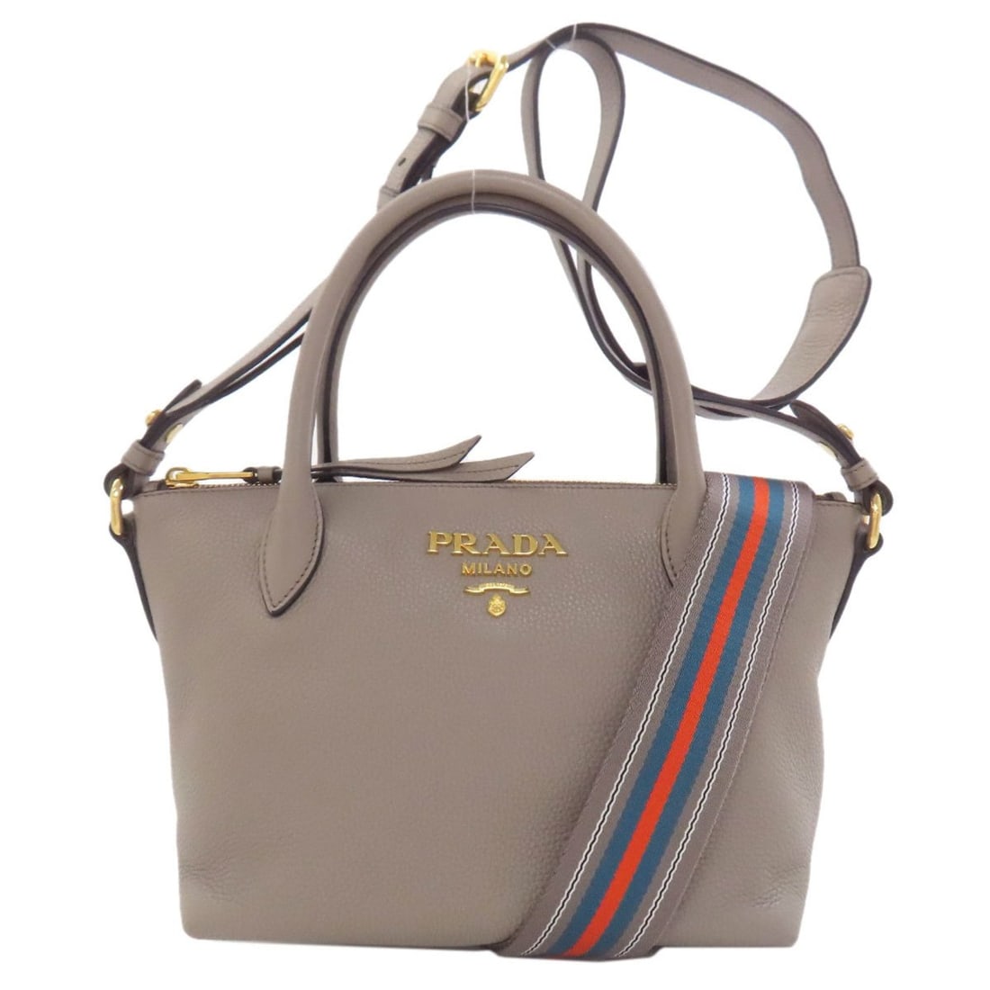Prada 1BA111 2-Way Handbag Calfskin Women's PRADA (1 of 20)