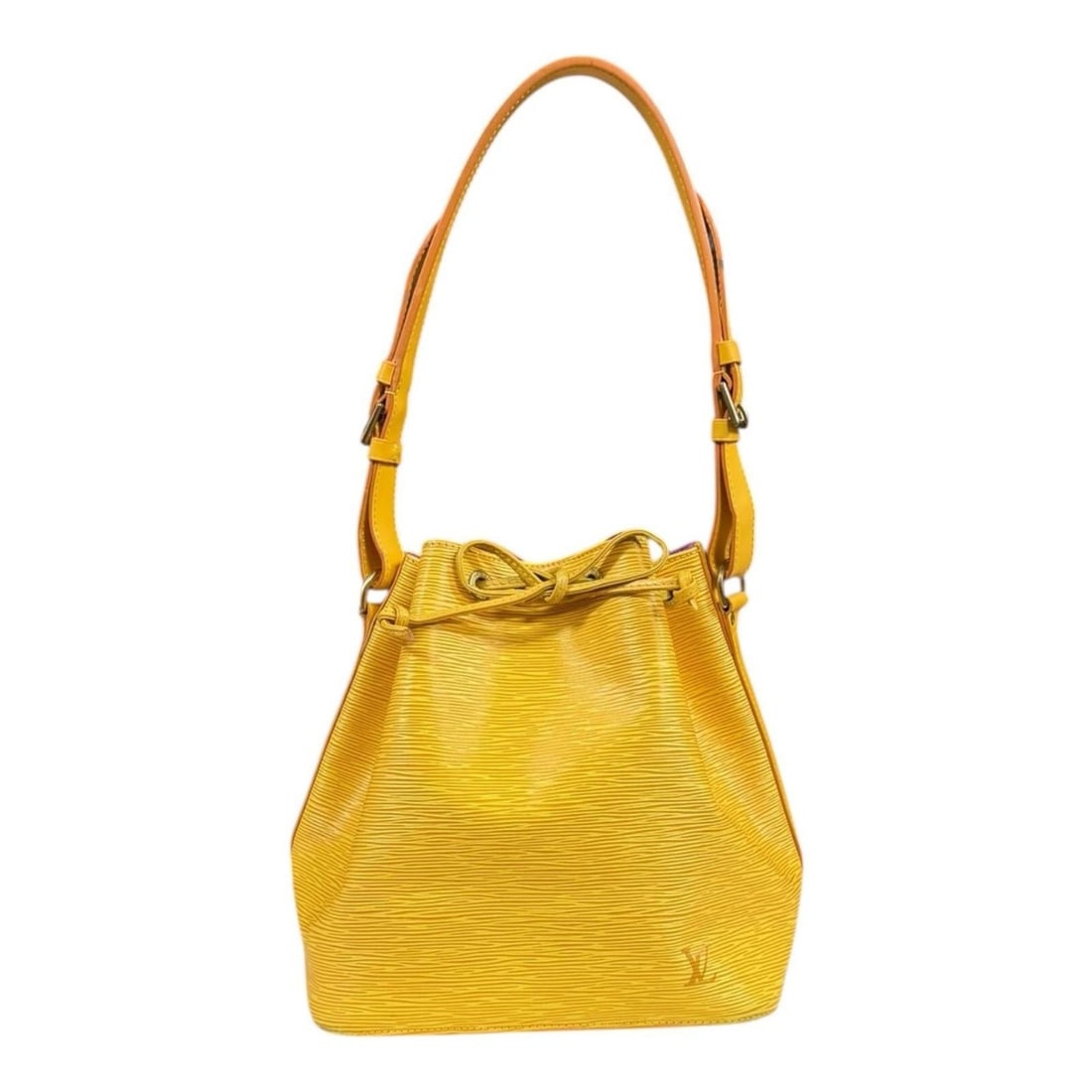 Pre-owned Louis Vuitton Petit Noe Epi Leather Shoulder Bag, M44109, Yellow, Women's. (1 of 17)