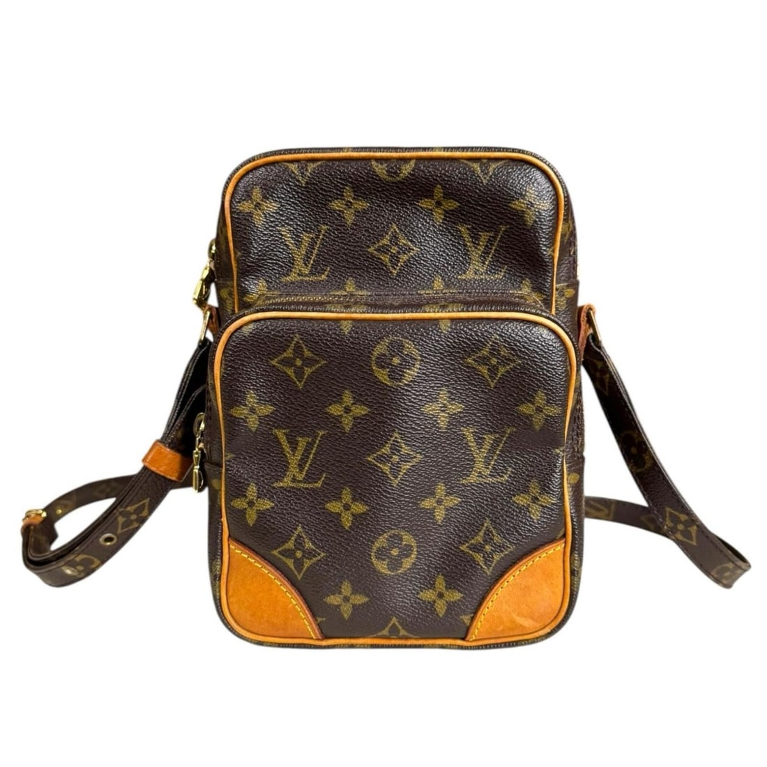 Louis Vuitton Amazon Monogram Shoulder Bag Canvas M45236 Brown Women's LOUIS VUITTON Pre-owned (1 of 16)