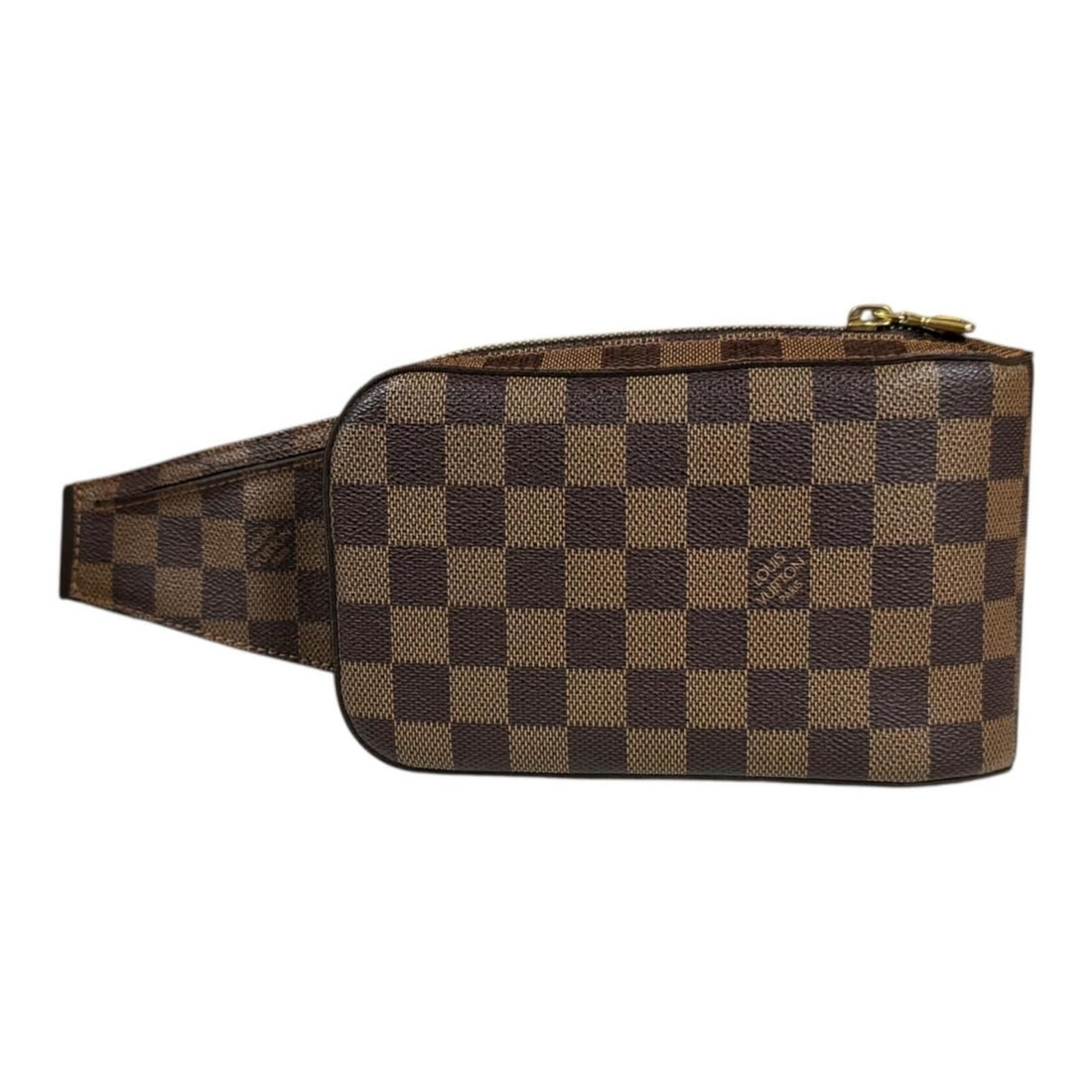 Pre-owned Louis Vuitton Geronimos Damier Canvas Body Bag, Brown, Men's, N51994, Men's.: --- Catalog ---Category: SizeSize (HxWxD): 11.5cm x 20cm x 6cm / 4.52'' x 7.87'' x 2.36''Category: DesignType: Fanny pack, Sling bagColor: BrownGender: MenMaterial: Damier Canvas Category: GeneralBran