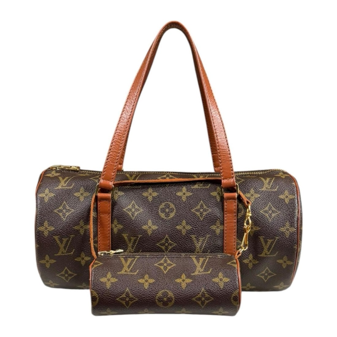 Pre-owned Louis Vuitton Papillon 30 Monogram Handbag in Canvas (M51365) Brown, Women's (1 of 16)