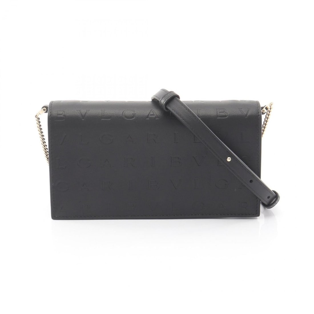 BVLGARI Infiniteum Shoulder Bag/Handbag in Leather, Women's, Black, 291748 (1 of 9)