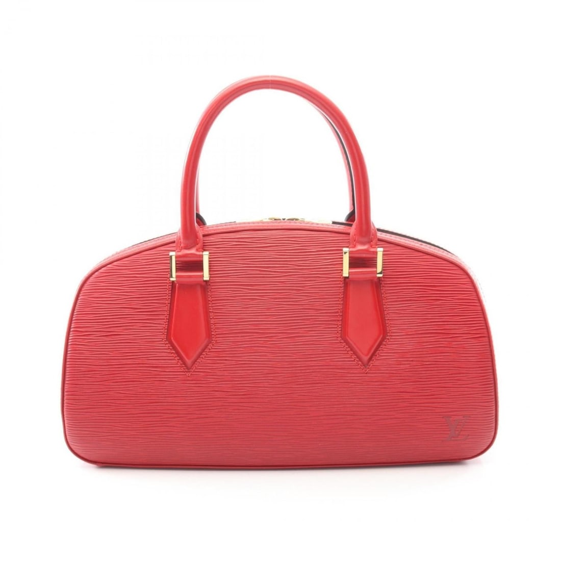 Louis Vuitton Jasmine Handbag, Epi Leather, Red, Women's, M52087 (1 of 10)