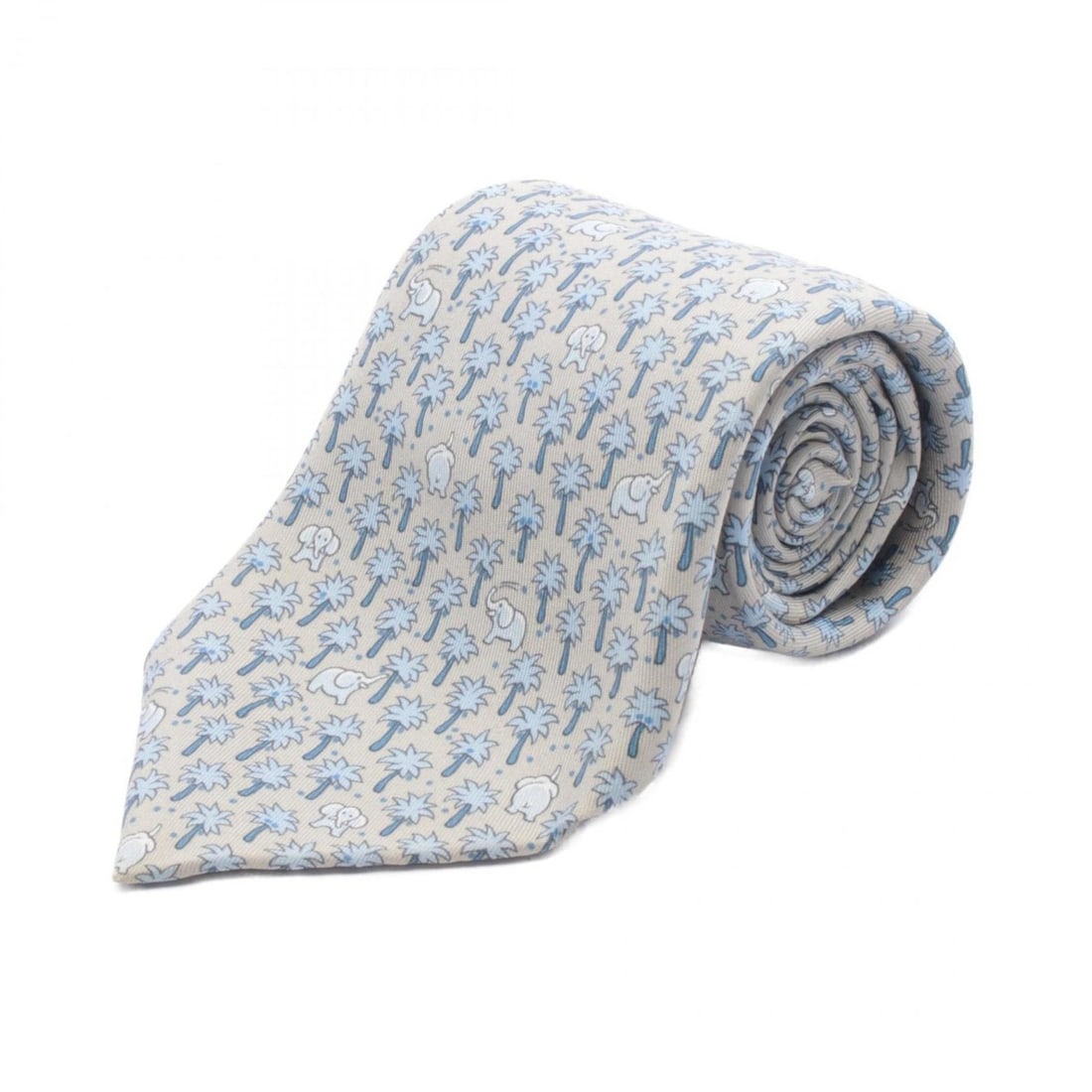 Hermès HERMES Men's Silk Tie, Gray/Blue, 5248SA: --- Catalog ---Category: SizeTotal Length: 152cm / 59.84''Category: DesignType: CravatColor: Blue, GrayGender: MenMaterial: Silk Category: GeneralMPN: 5248SABrand: Hermes--- Item List ---Section: Cond