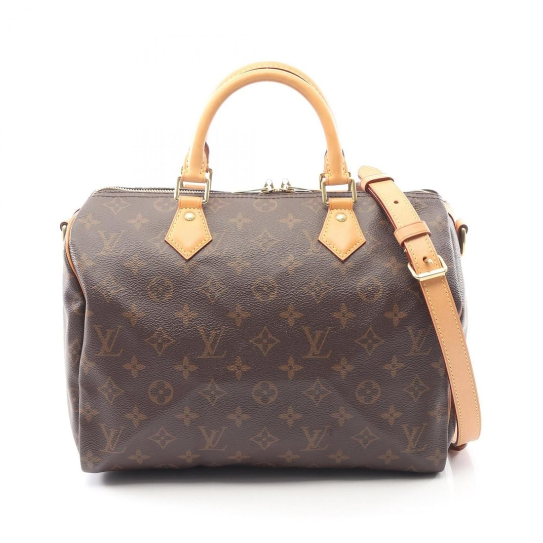 Louis Vuitton Speedy Bandouliere 30 Handbag, Coated Canvas and Leather, Monogram, Women's, Brown,: --- Catalog ---Category: SizeSize (HxWxD): 21cm x 30cm x 17cm / 8.26'' x 11.81'' x 6.69''Category: DesignType: HandbagColor: BrownGender: WomenMaterial: Coated canvas , PVC , Monogram , Leather Catego