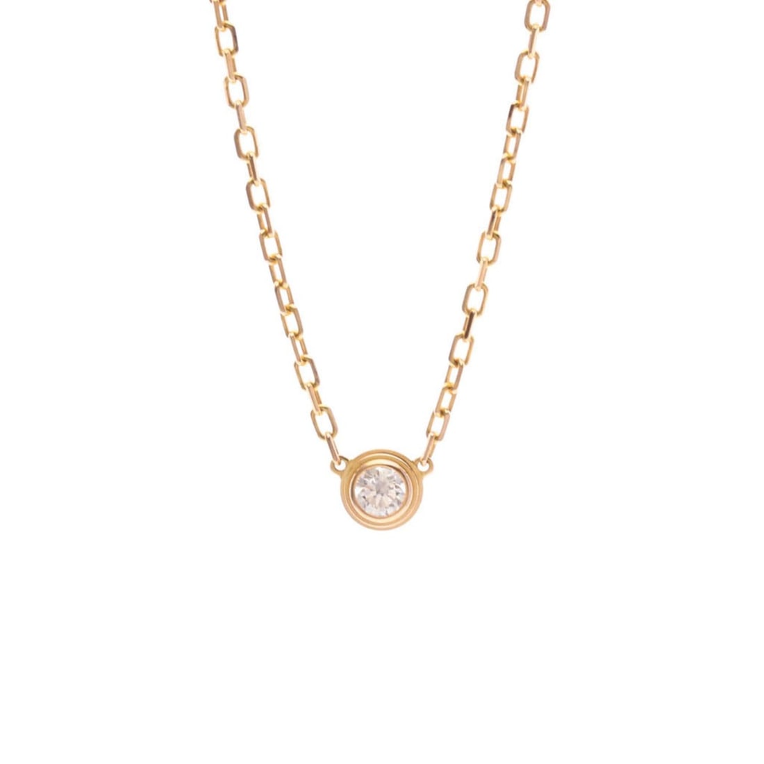 Cartier D'Amour Diamond Necklace SM B7215700 Pink Gold (18K) Diamond Women,Men Fashion Pendant (1 of 13)