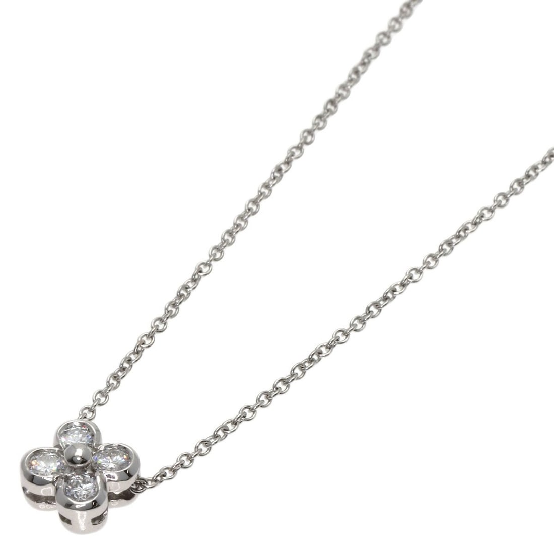 Tiffany & Co. Bezel-Set Diamond Necklace in Platinum PT950 for Women. (1 of 10)