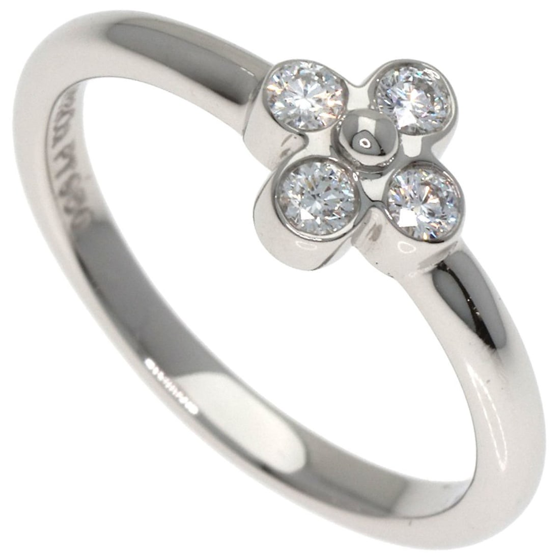 Tiffany & Co. Flower Lace Diamond Ring in Platinum (PT950) for Women: --- Catalog ---Category: SizeWidth: 2mm / 0.08''Weight: 3.1g / 0.1oz.JP Size: 6.5US Size: 3.5Category: DesignType: Band ringStone: DiamondGender: WomenMaterial: Platinum 950Category: GeneralBrand: Tif