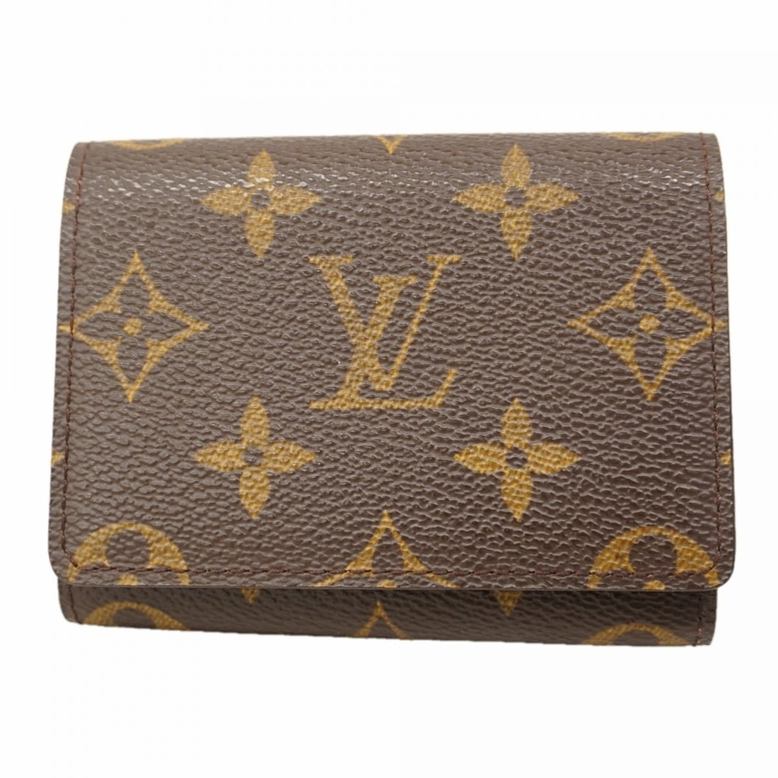 Louis Vuitton Monogram Envelope Carte de Visite Business Card Case M62920 Brown Men's/Women's (1 of 10)