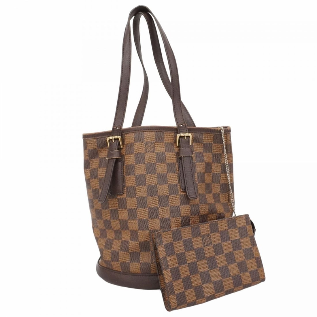 Louis Vuitton Damier Marais Tote Bag N42240 Ebene Women's: --- Catalog ---Category: SizeSize (HxWxD): 24cm x 23cm x 16cm / 9.44'' x 9.05'' x 6.29''Category: DesignType: Tote bagColor: EbeneGender: WomenCategory: GeneralMPN: N42240Brand: Louis Vuitton--- Item