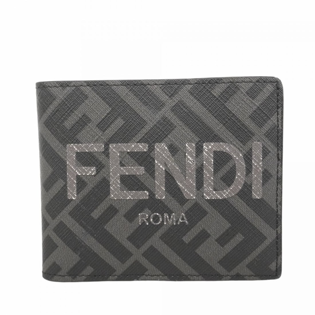 Fendi Zucca wallet in black and grey for men (1 of 15)