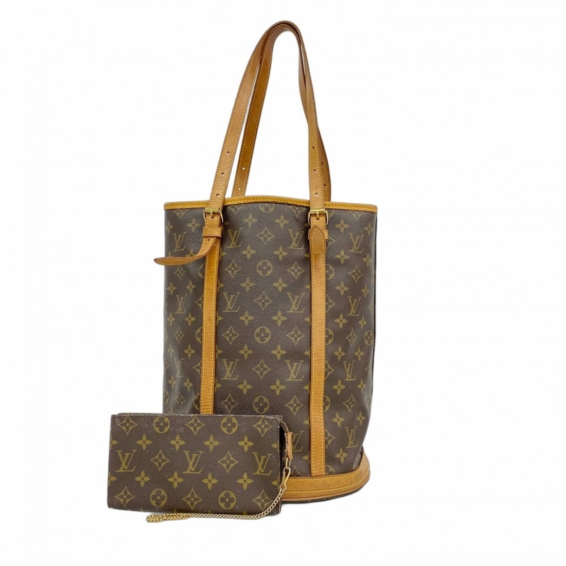 Louis Vuitton Monogram Bucket GM Tote Bag M42236 Brown Women's (1 of 16)