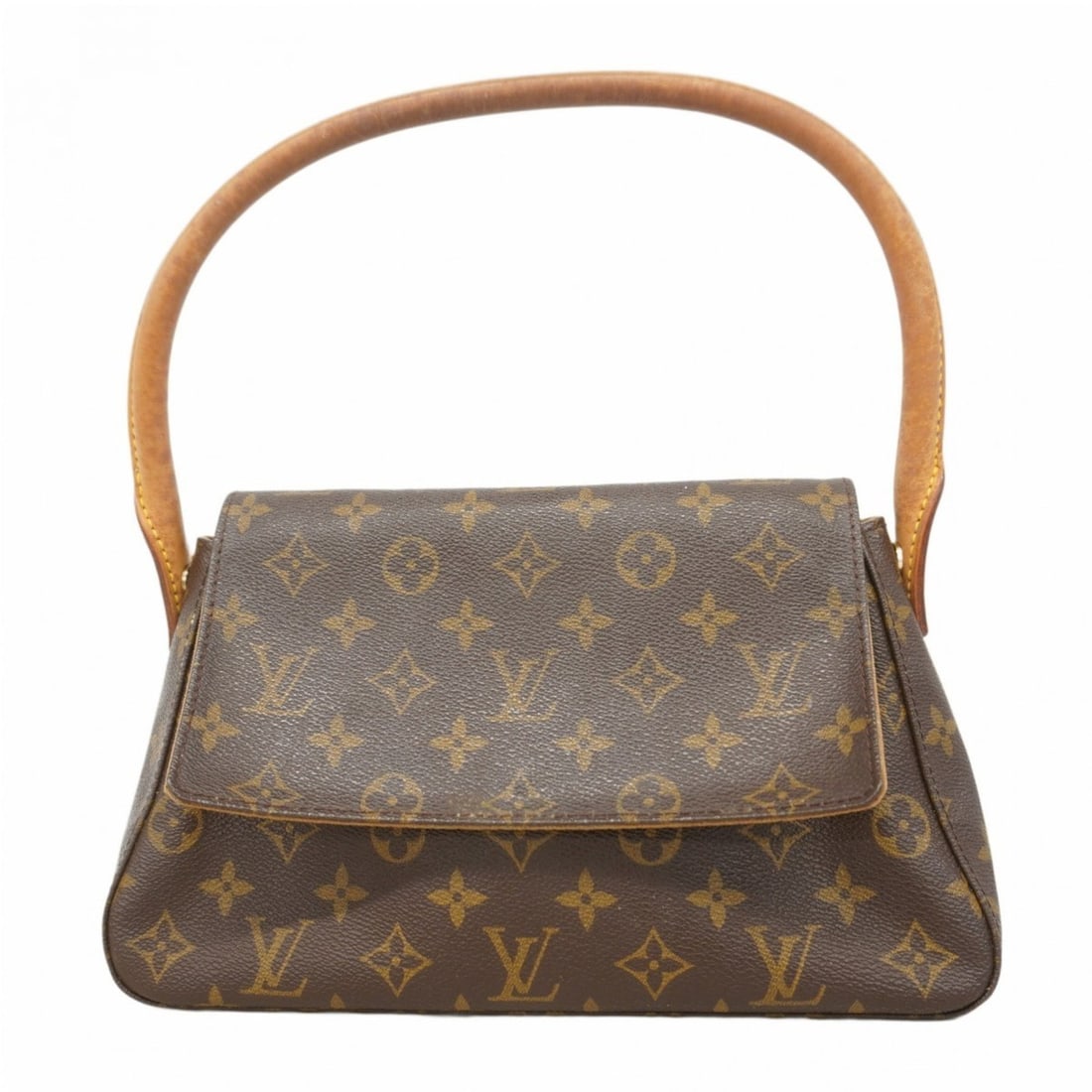 Louis Vuitton Monogram Mini Looping Shoulder Bag M51147 Brown Women's: --- Catalog ---Category: SizeSize (HxWxD): 17.5cm x 28cm x 8.5cm / 6.88'' x 11.02'' x 3.34''Category: DesignType: Shoulder bagColor: BrownGender: WomenCategory: GeneralMPN: M51147Brand: Louis Vuitton-