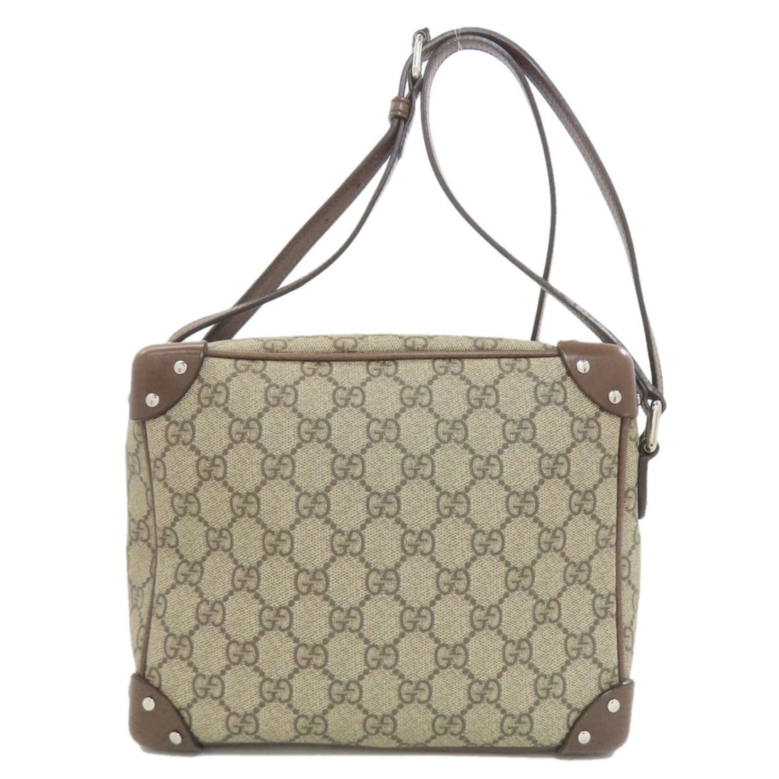 Gucci 626363 GG Supreme Shoulder Bag PVC Women's GUCCI: --- Catalog ---Category: SizeSize (HxWxD): 19cm x 23cm x 11cm / 7.48'' x 9.05'' x 4.33''Strap Length: 108cm - 118cm / 42.51'' - 46.45''Category: DesignType: Shoulder bagColor: BrownGender: WomenClosur