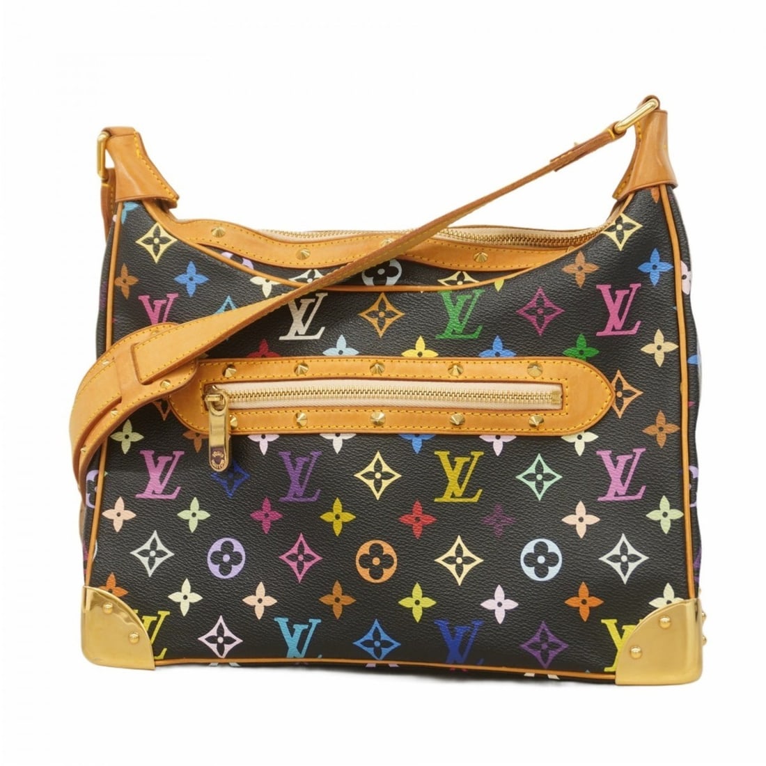 Louis Vuitton Monogram Multicolore Boulogne Shoulder Bag M92638 Noir Women's (1 of 12)