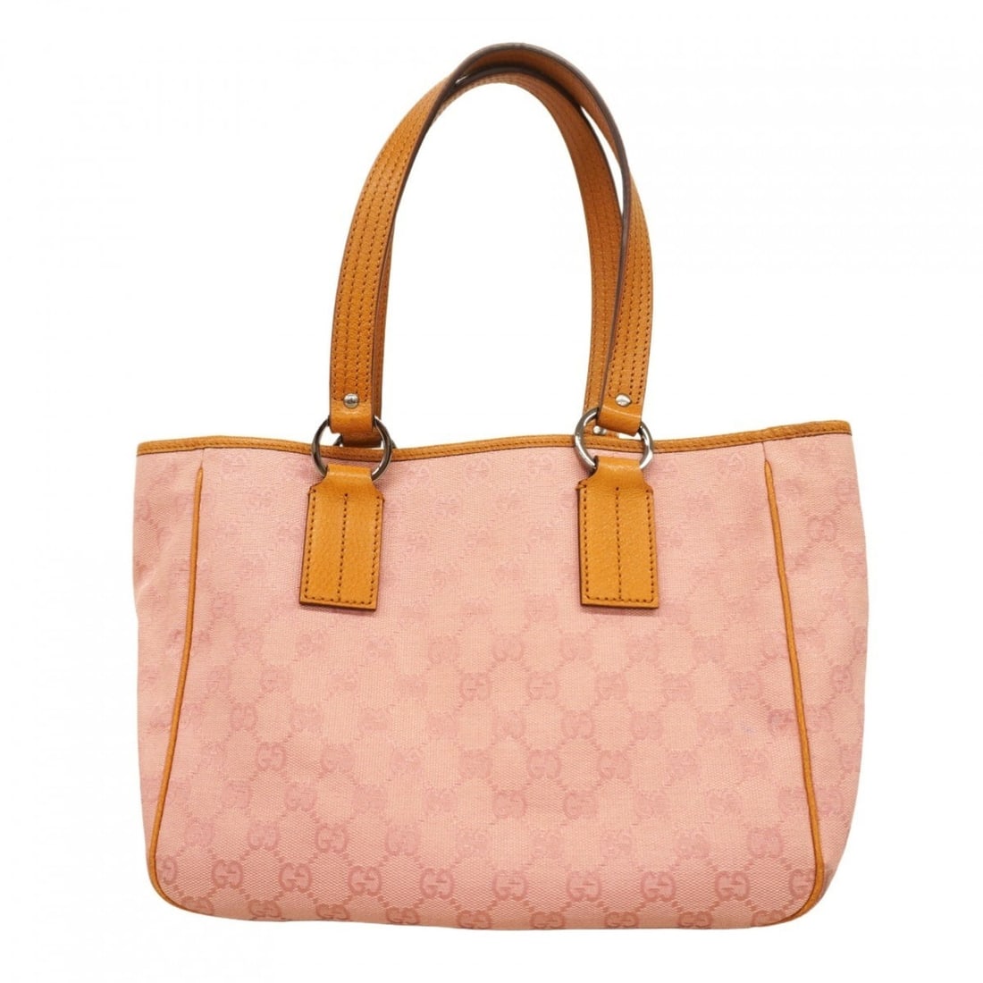 Gucci Tote Bag GG Canvas 113019 Pink Brown Women's: --- Catalog ---Category: SizeSize (HxWxD): 21.5cm x 28cm x 10cm / 8.46'' x 11.02'' x 3.93''Category: DesignType: Tote bagColor: Brown, PinkGender: WomenMaterial: Canvas Hardware Color: SilverCategory: