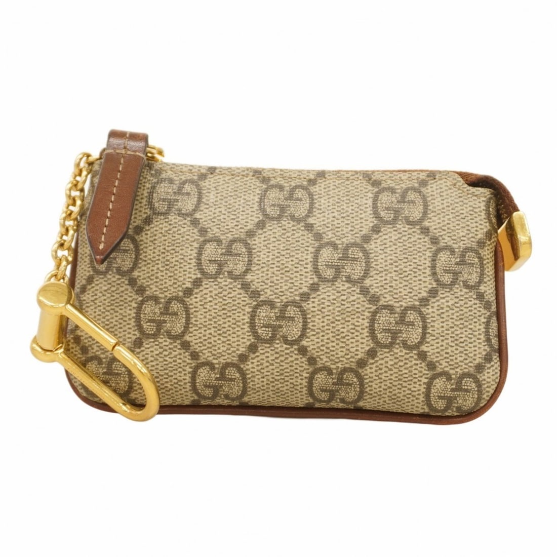 Gucci Wallet/Coin Case GG Canvas 447964 Beige Brown Men's Women's (1 of 18)
