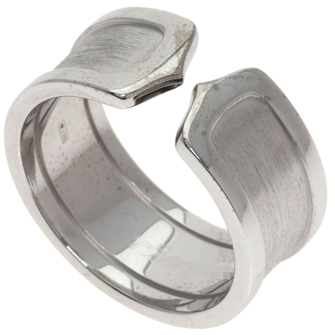Cartier C2 Ring LM #60 18K White Gold Women's: --- Catalog ---Category: SizeJP Size: 20US Size: 10Category: DesignColor: White goldGender: WomenMaterial: White goldCategory: GeneralBrand: Cartier--- Item List ---Section: ConditionRanking: Rank A U