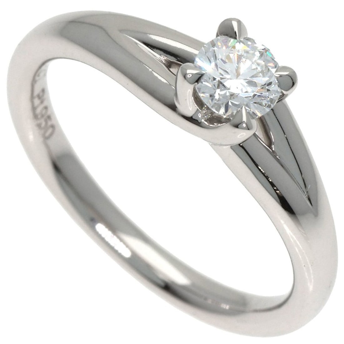 Chaumet Lien Solitaire Diamond Ring in Platinum PT950 for Women: --- Catalog ---Category: SizeWeight: 4.1g / 0.14oz.Category: DesignStone: DiamondGender: WomenWeight (ct.): 0.25Category: GeneralBrand: Chaumet--- Item List ---Section: ConditionRanking: Rank A Used -