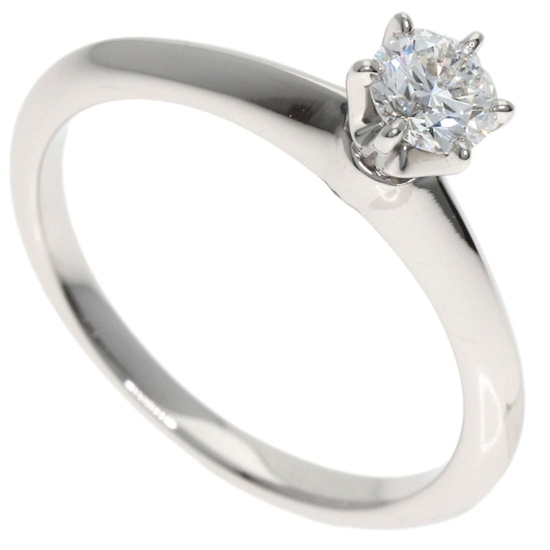 Tiffany & Co. Solitaire Diamond G-VS1-EX Ring in Platinum PT950 for Women. (1 of 14)