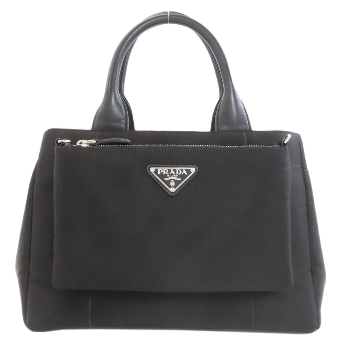 Prada logo hardware handbag nylon women's PRADA (1 of 20)