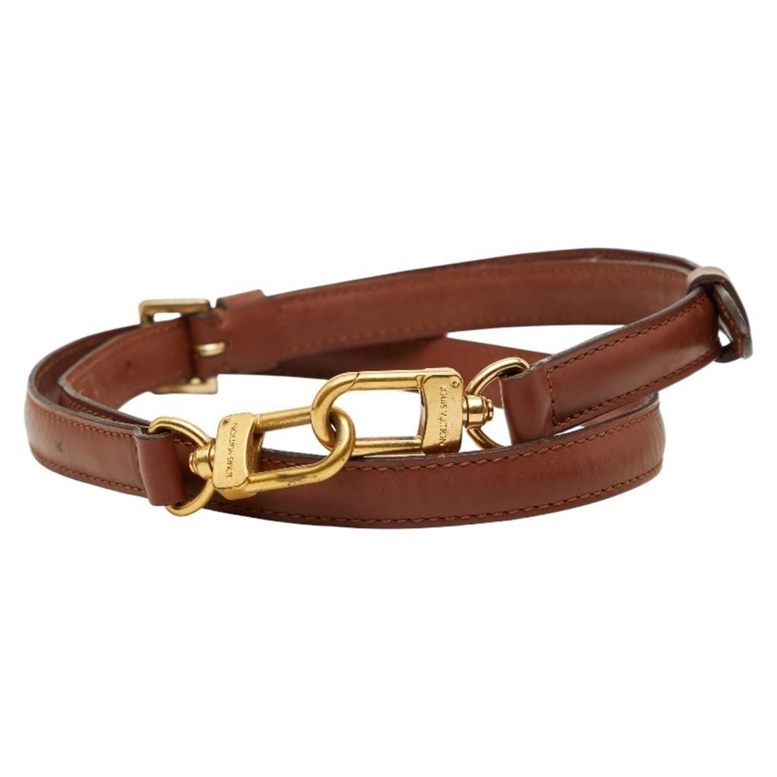 Louis Vuitton Shoulder Strap Brown Leather Women's LOUIS VUITTON: --- Catalog ---Category: SizeSize (HxWxD): 120cm x 1.5cm / 47.24'' x 0.59''Category: DesignType: StrapColor: BrownGender: WomenMaterial: LeatherCategory: GeneralBrand: Louis Vuitton--- Item List ---Se