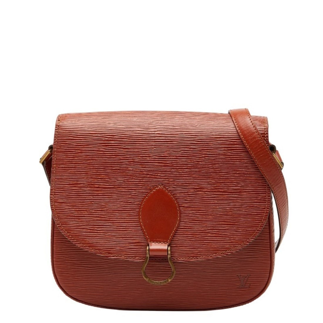 Louis Vuitton Epi Saint-Cloud Crossbody Shoulder Bag M52193 Kenya Brown Leather Women's LOUIS (1 of 17)