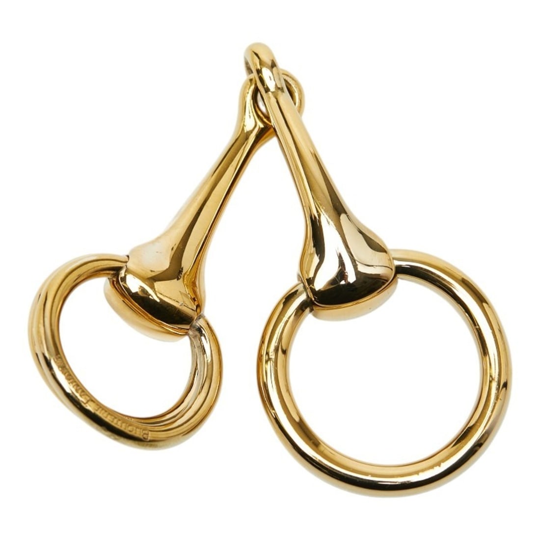 Hermès Mall de Scarf Muffler Ring Gold Plated Women's HERMES (1 of 14)