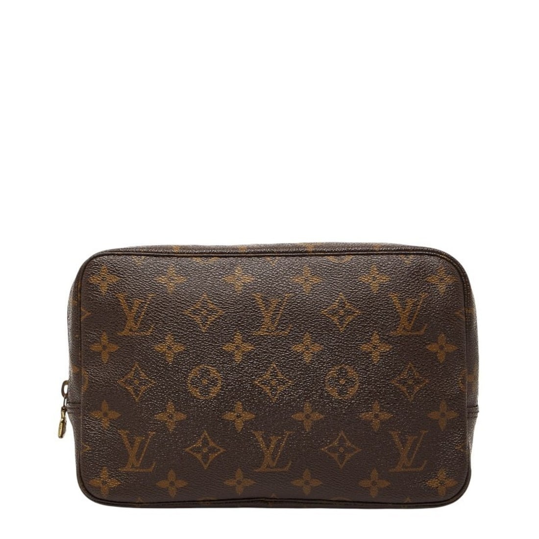 Louis Vuitton Monogram Truss Toilette 23 Bag Pouch M47524 Brown Leather Women's LOUIS VUITTON (1 of 11)
