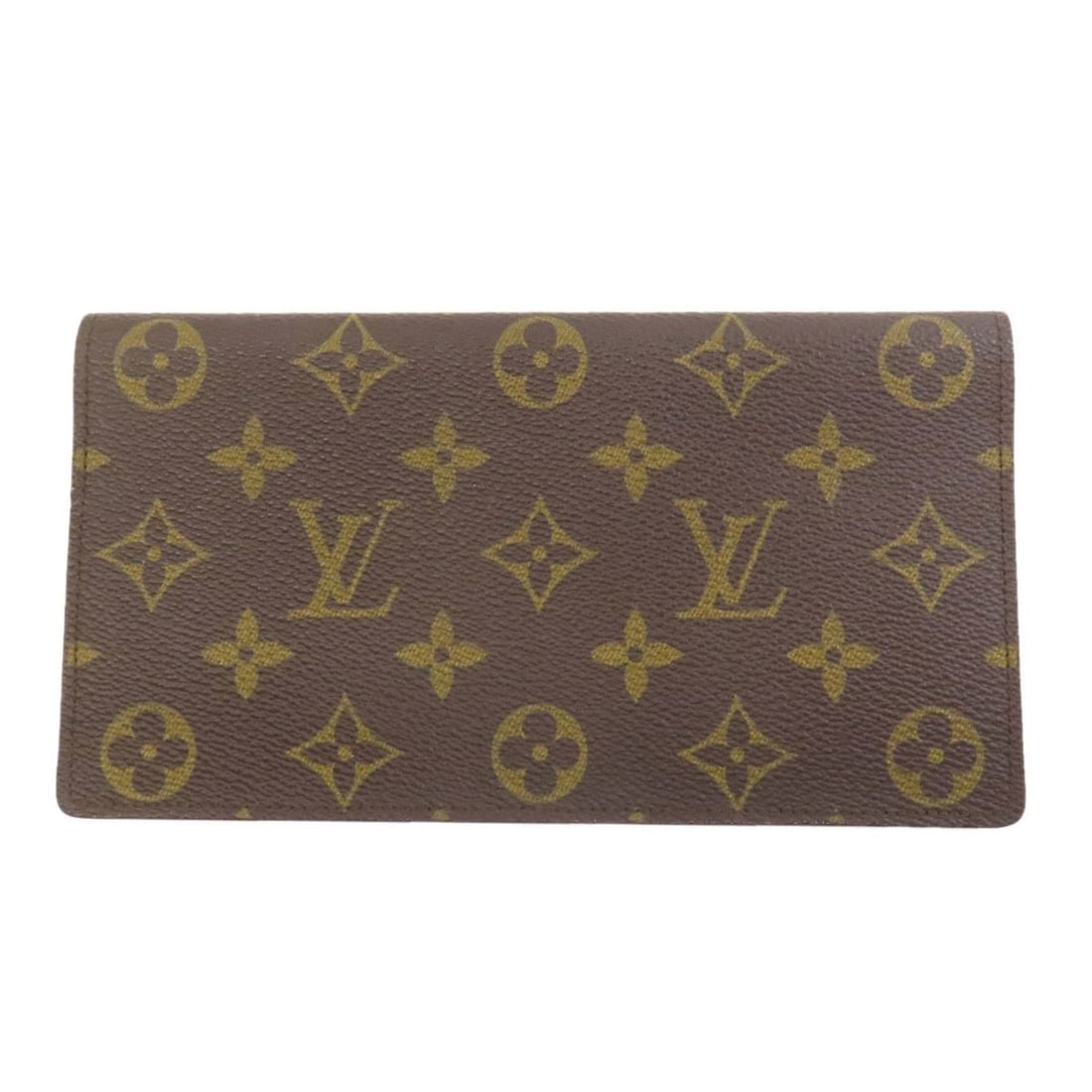 Louis Vuitton M62223 Porte Chequier Double Long Wallet Monogram Canvas Men's LOUIS VUITTON (1 of 20)