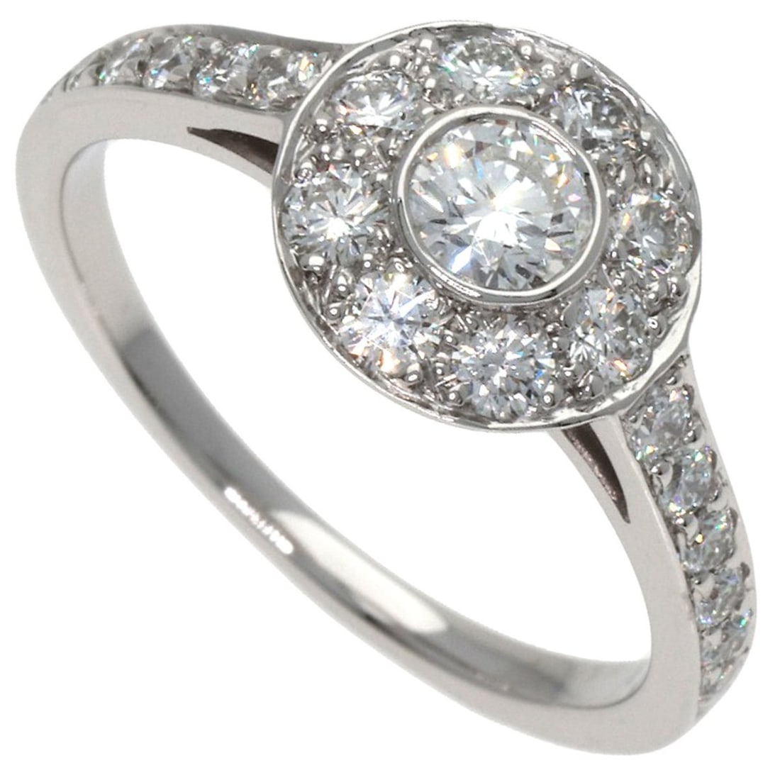 Tiffany Soleste Diamond Ring in Platinum PT950 for Women. TIFFANY & Co. (1 of 12)