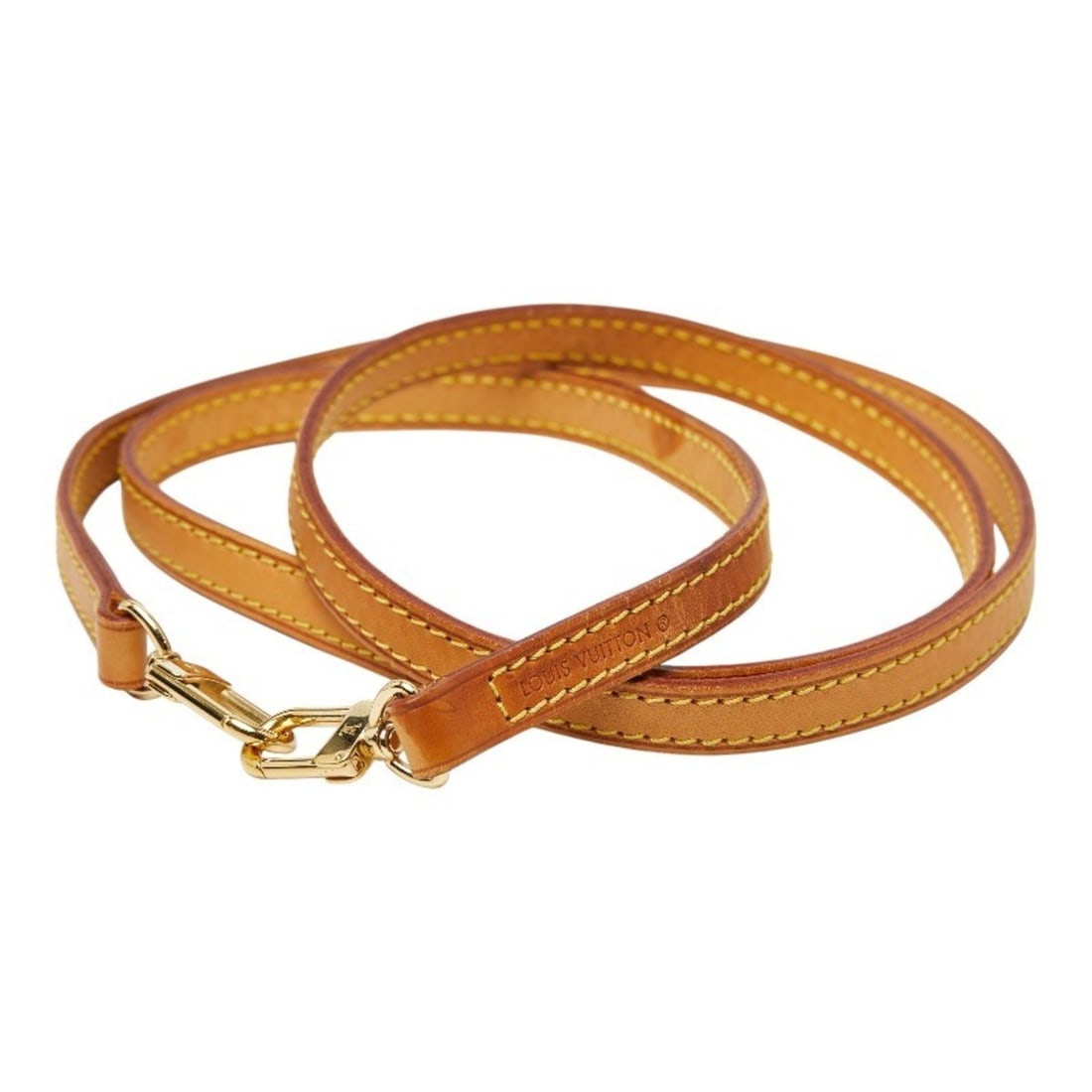 Louis Vuitton Shoulder Strap Brown Leather Women's LOUIS VUITTON (1 of 12)