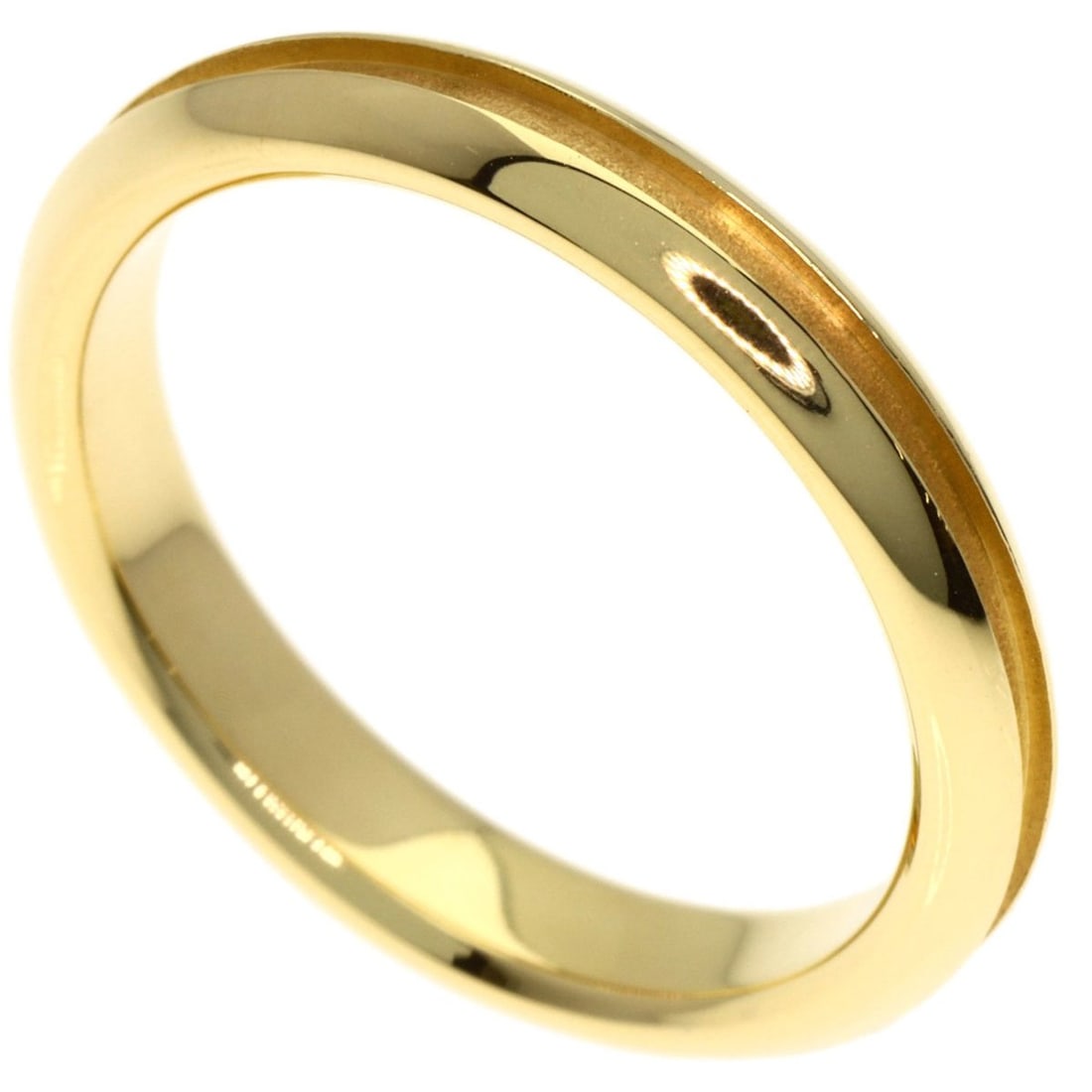 Tiffany Grooved Ring, 18K Yellow Gold, Women's, TIFFANY & Co. (1 of 9)