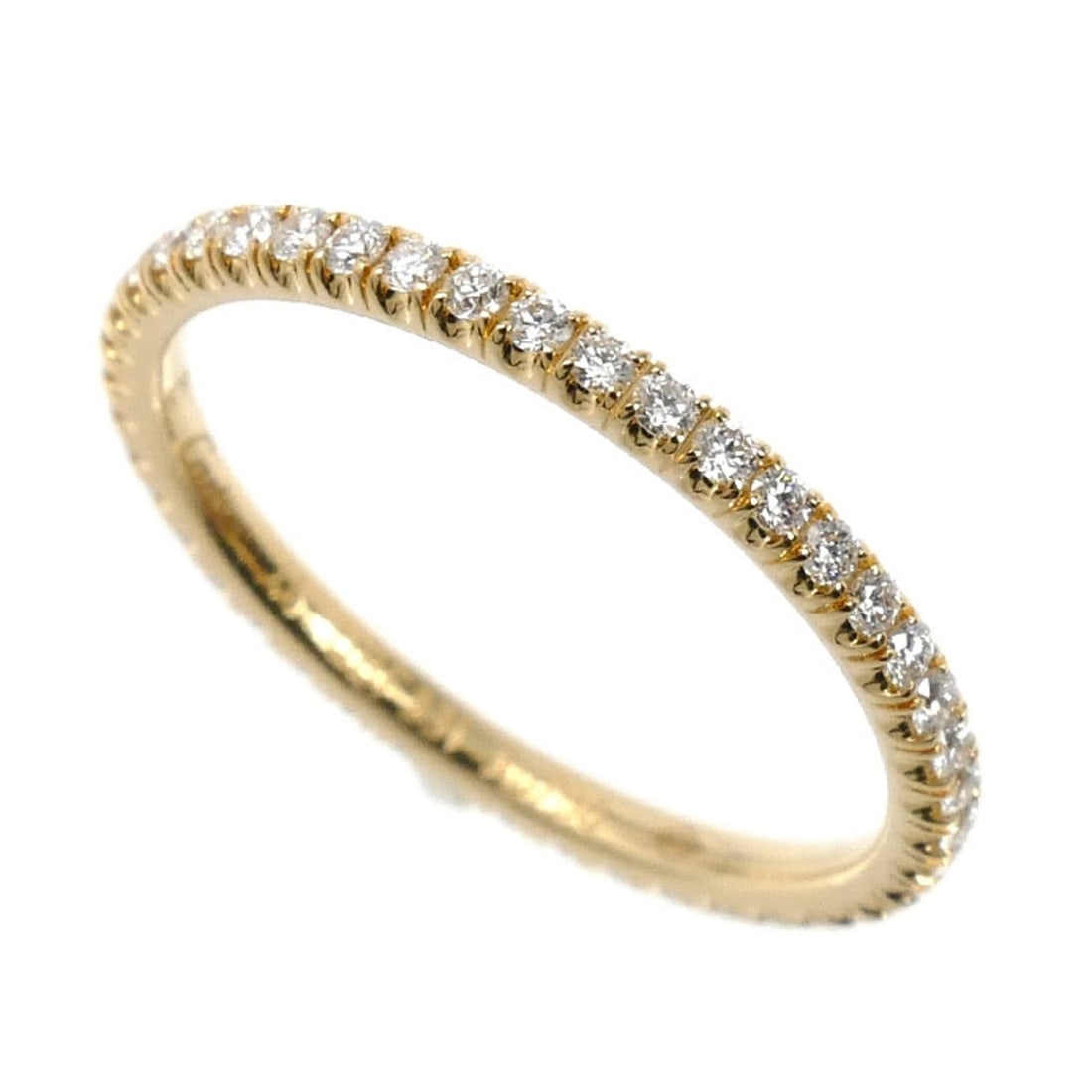 CARTIER Cartier 18K Yellow Gold Etincel Ring B4212046 with Diamonds, 46ct, 1.1g, Women's (1 of 14)