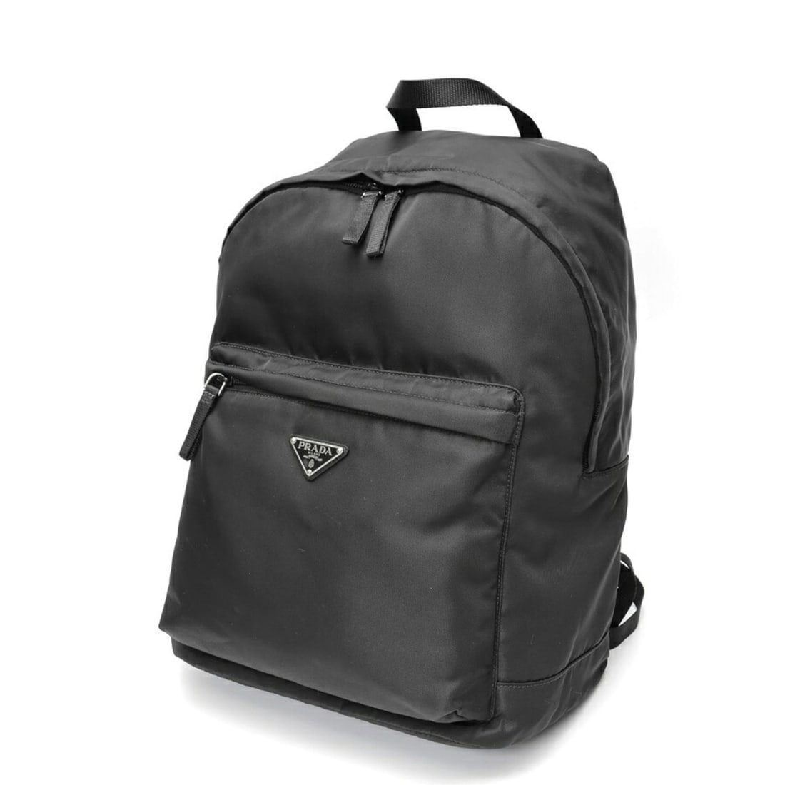 PRADA Backpack Rucksack 2VZ034 Nylon Black S-160147: --- Catalog ---Category: SizeSize (HxWxD): 38cm x 30cm x 17cm / 14.96'' x 11.81'' x 6.69''Category: DesignType: BackpackColor: BlackGender: Women,MenMaterial: Nylon , Leather Leather/Fur Type: Saffian