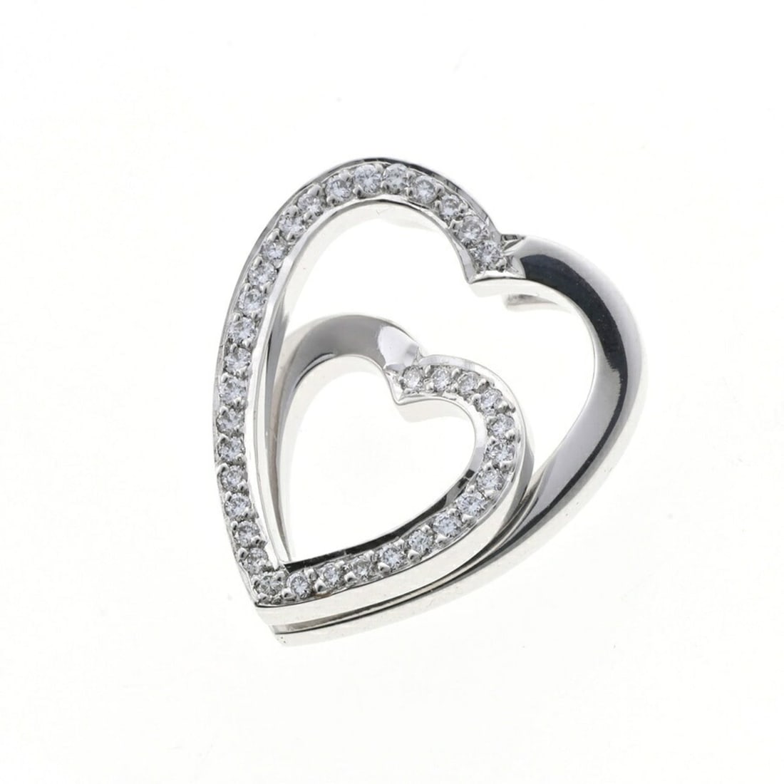 Cartier Interlaced Heart Pendant 18KWG Diamond 20251121 (1 of 20)