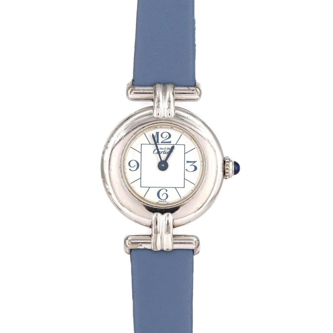 Cartier Must Colisee SM W1011455 Silver Quartz Watch (1 of 12)