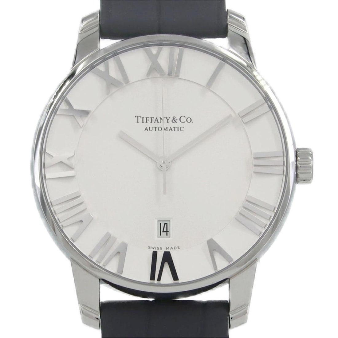 Tiffany Atlas Z1810.68.10A21A50A Stainless Steel Automatic Watch: --- Catalog ---Category: SizeCase Diameter: 42mm / 1.65''Category: DesignType: WristwatchGender: MenColor (Dial): SilverMaterial (Case): Stainless steelCategory: GeneralBrand: TiffanyCategory: Movemen
