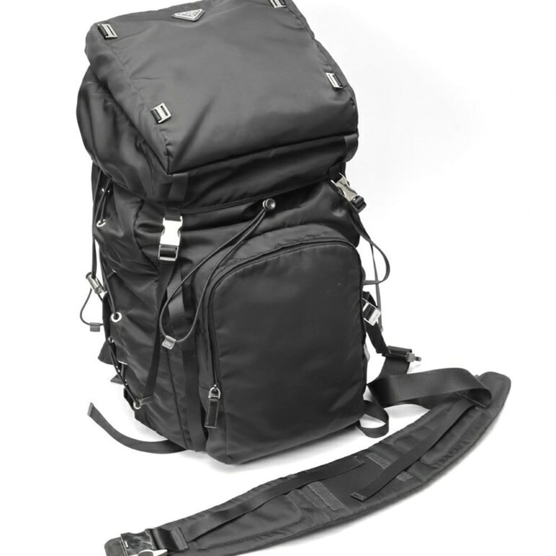 Prada Backpack 2VZ133 in Black Nylon - 8