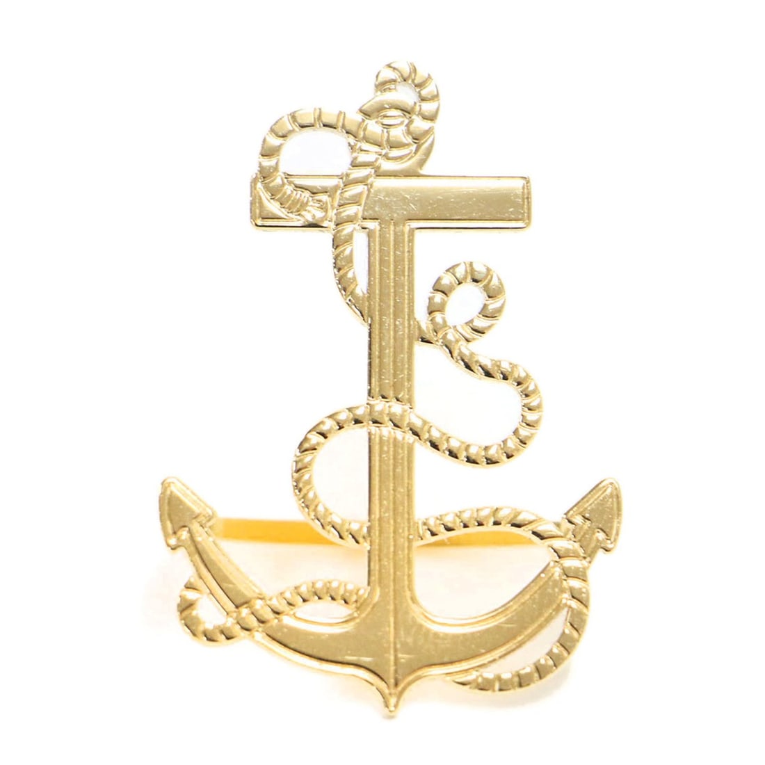 HERMES Scarf Ring Ankle Anchor Motif Metal Gold Women's K4730: --- Catalog ---Category: DesignType: Scarf ringColor: GoldGender: WomenCategory: GeneralBrand: HermesCountry of Origin: FranceCategory: Physical PropertiesSize (HxWxD): 4cm x 2.8cm / 1.57'' x 1.1''---