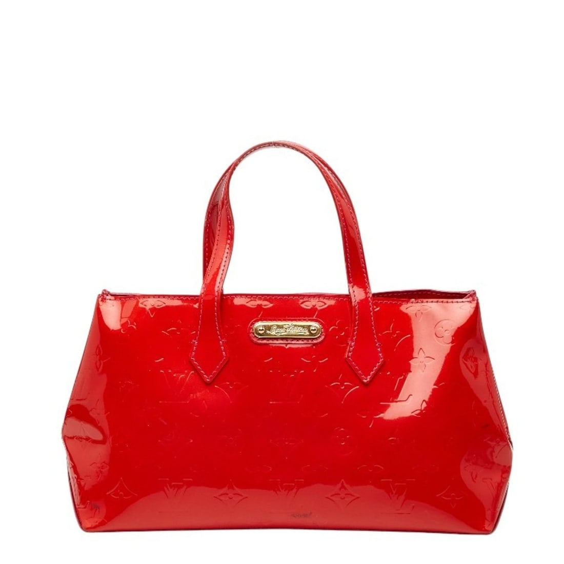 Louis Vuitton Monogram Vernis Wilshire PM Handbag M93642 Pomme d'Amour Red Patent Leather Women's: --- Catalog ---Category: SizeSize (HxWxD): 10cm x 30cm x 11cm / 3.93'' x 11.81'' x 4.33''Category: DesignType: HandbagColor: Pomme d'amour, Red colorGender: WomenMaterial: Patent leather Category: