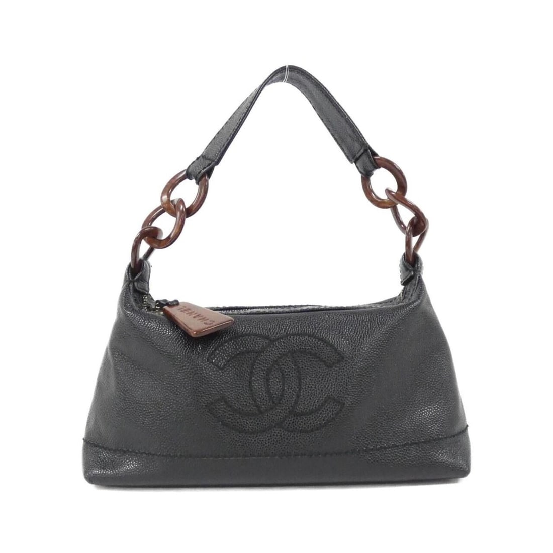Chanel 18232 handbag: --- Catalog ---Category: SizeSize (HxWxD): 17cm x 28cm x 10cm / 6.69'' x 11.02'' x 3.93''Category: DesignType: HandbagColor: BlackGender: WomenMaterial: Grained Calfskin Hardware Color: GoldCategory: