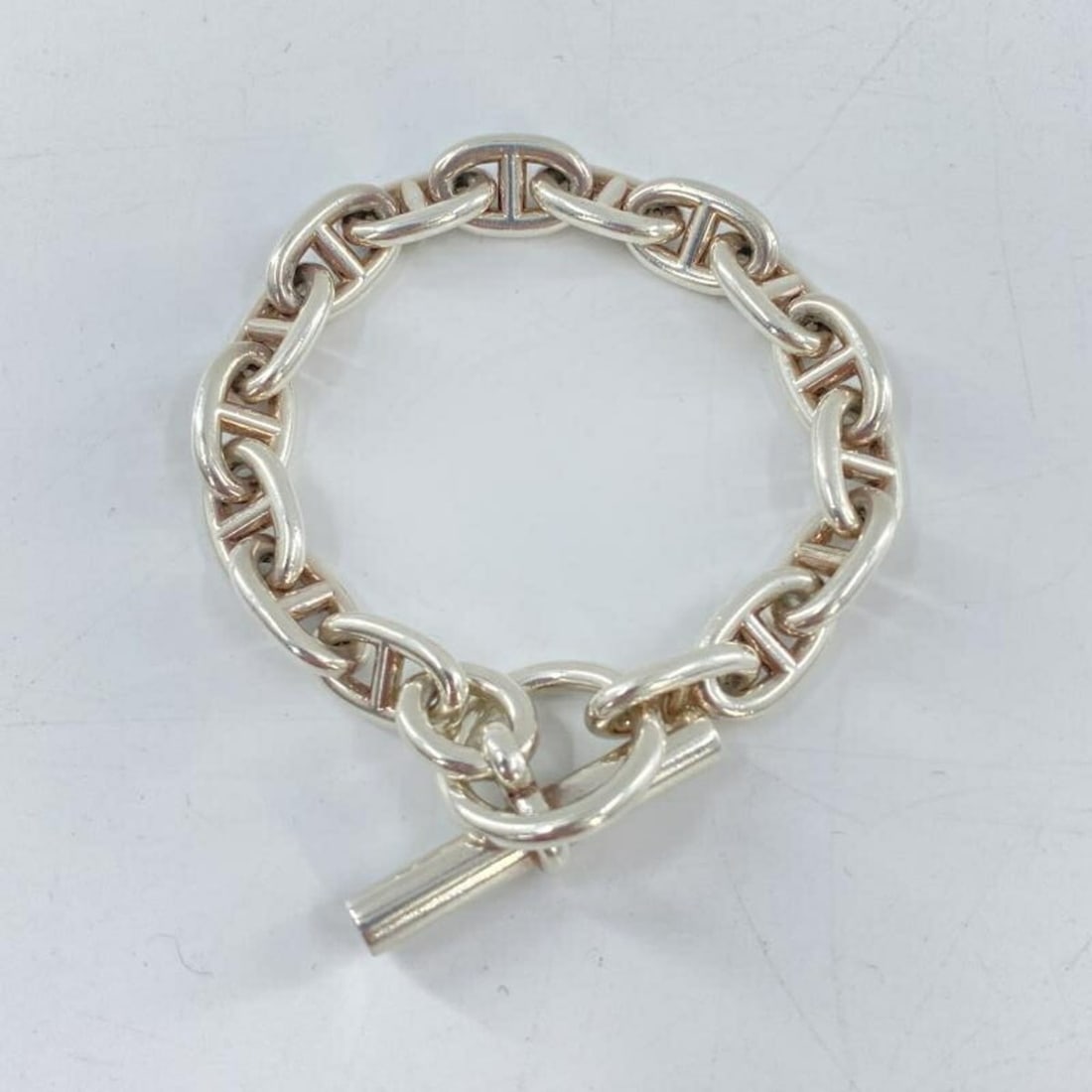 HERMES Chaine d'Ancre MM Bracelet 21AW210933 Silver Hermès 925 (1 of 11)