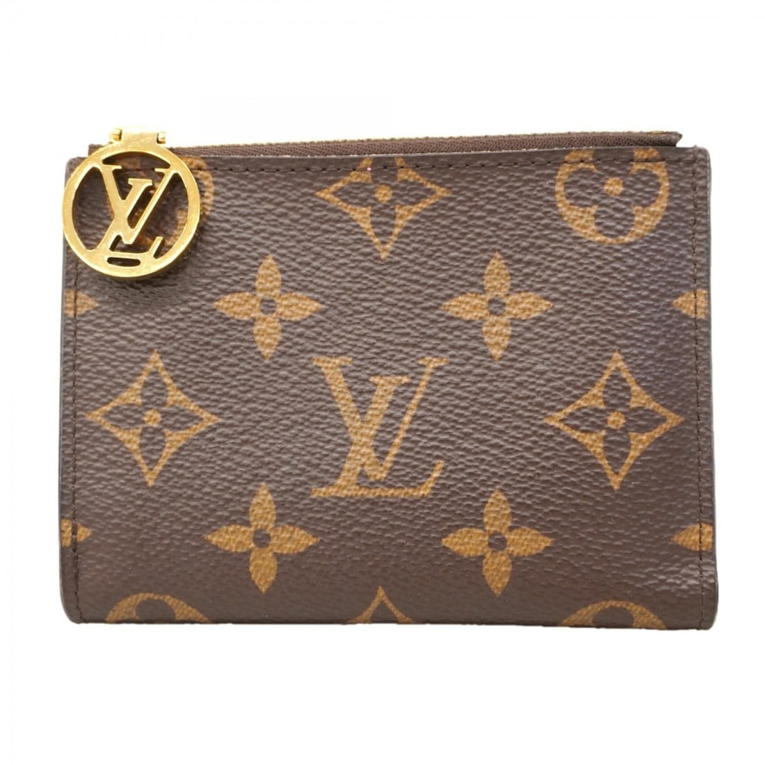 Louis Vuitton Monogram Portefeuille Lisa Wallet M25692 Brown Eugenie Pink Women's (1 of 15)
