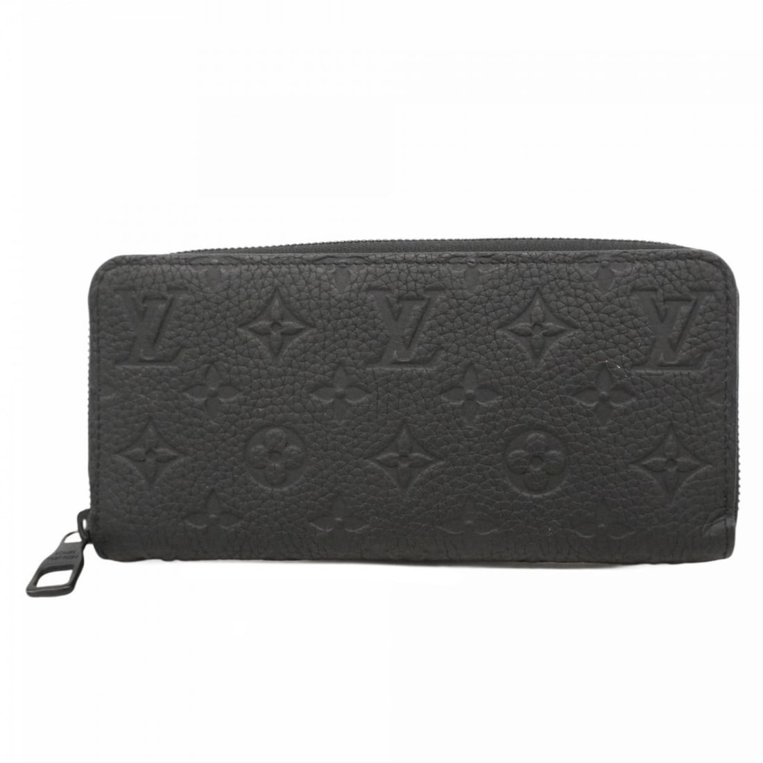 Louis Vuitton Monogram Taurillon Zippy Wallet Horizontal M11721 Noir Men's Long (1 of 15)