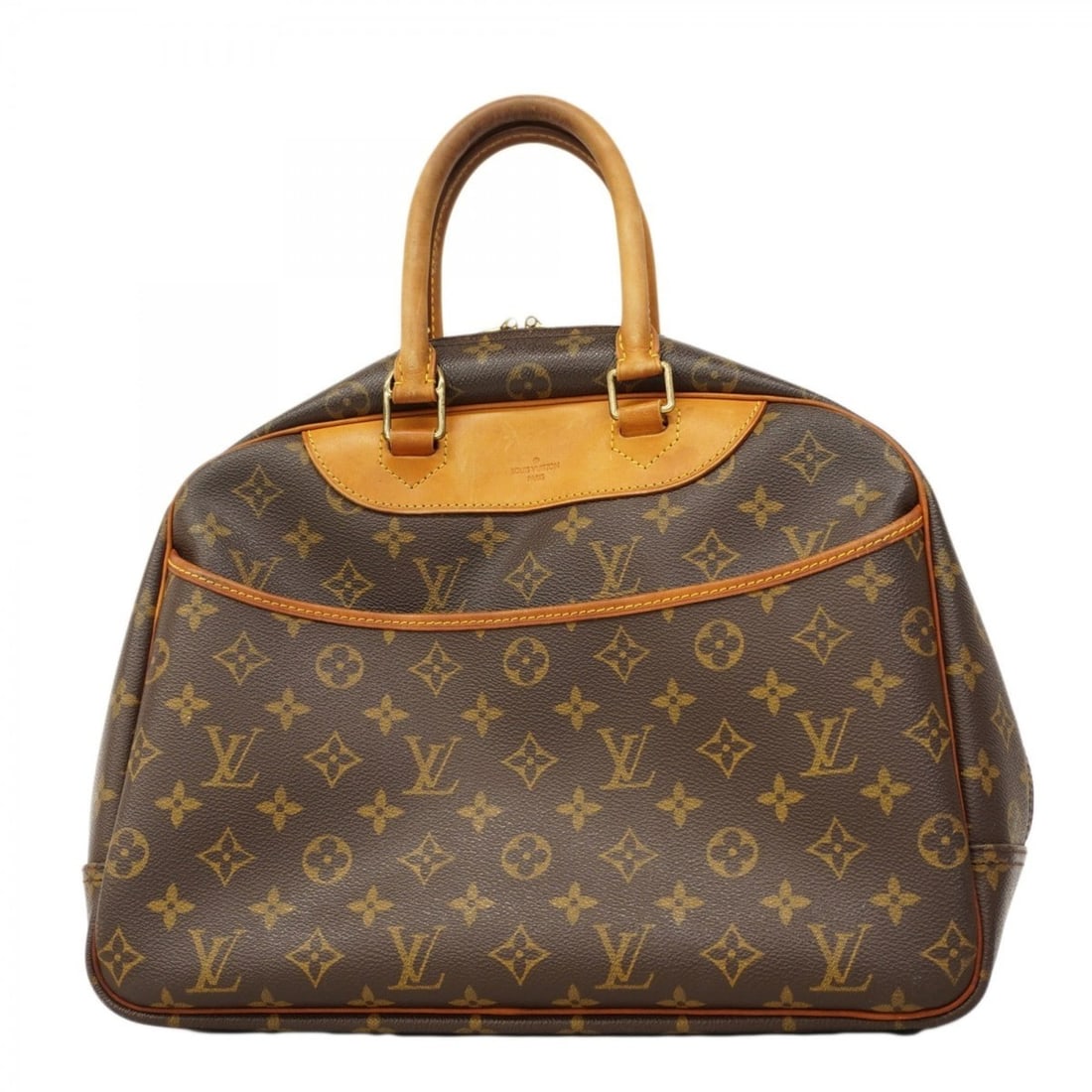 Louis Vuitton Monogram Deauville Handbag M47270 Brown Women's (1 of 16)
