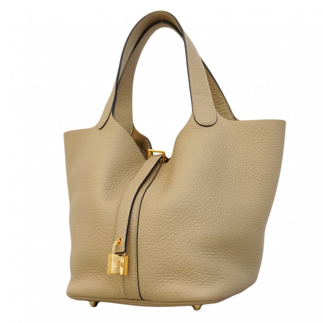 Hermes Hermès Picotin Lock MM Taurillon Clemence Trench Handbag, K Stamp, Women's (1 of 20)